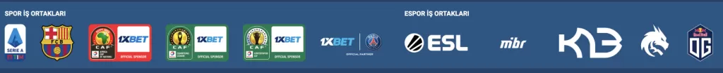 1xbet sponsorları